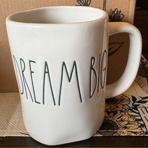 Rae Dunn Cream 'Dream Big' Mug